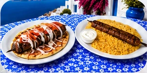 Lamb Kabob with Pita or Rice