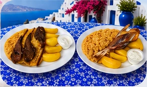 Lamb Shank or Lamb Ribs Plate